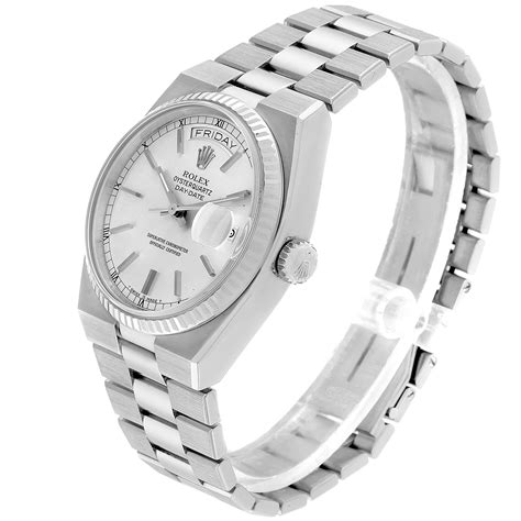 rolex oysterquartz white gold